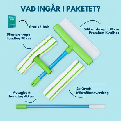 CLEARSWIPE KIT - Rent glas utan ränder eller spill