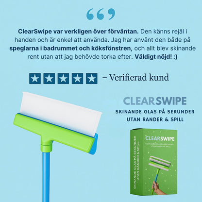 CLEARSWIPE KIT - Rent glas utan ränder eller spill