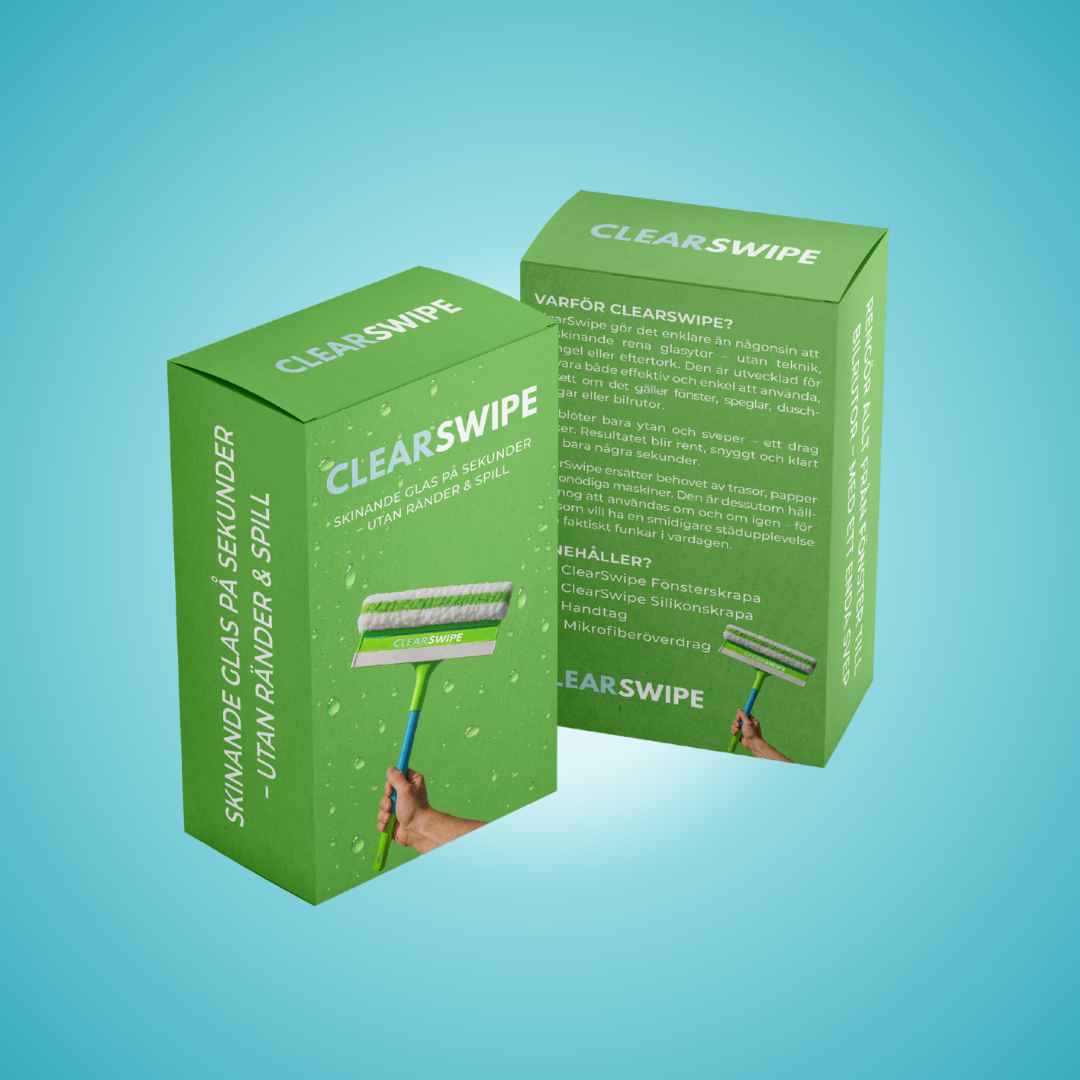 CLEARSWIPE KIT - Rent glas utan ränder eller spill